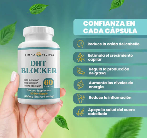 DHT Blocker - La solución natural que detiene la caída capilar