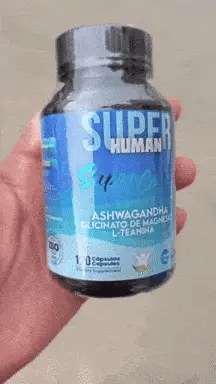 Super Calm™ - Cápsulas de L-Teanina, Ashwagandha y Glicinato de Magnesio 100% Natural (120 Cápsulas)